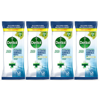 Costco Dettol Biodegradable Antibacterial Wipes, 4 x 126 Pack offer