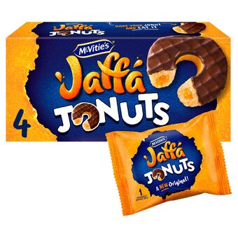Tesco Mcvitie's Jaffa Cake Jonuts Biscuits 4 Pack offer