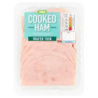 Asda ASDA Wafer Thin Cooked Ham Slices offer
