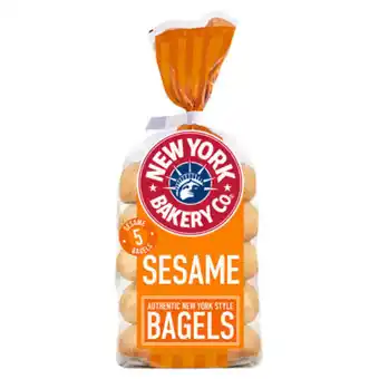Asda New York Bakery Co Sesame Bagels offer