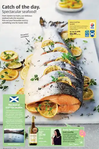 Aldi Whole Scottish Salmon offer