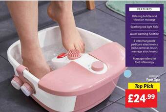 Lidl Medisana Foot Spa offer