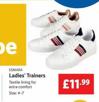 Lidl Esmara Ladies' Trainers offer