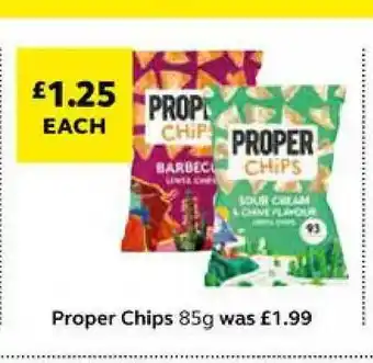 SuperValu Proper Chips 85g offer