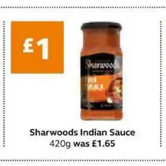 SuperValu Sharwoods Indian Sauce 420g offer