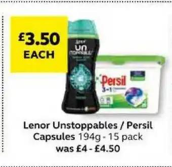 SuperValu Lenor Unstoppables - Persil Capsules offer