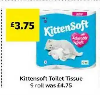 SuperValu Kittensoft Toilet Tissue 9 Roll offer