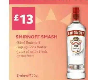SuperValu Smirnoff Smash offer