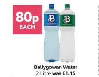 SuperValu Ballygowan Water 2 Litre offer
