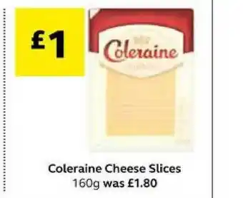 SuperValu Coleraine Cheese Slices 160g offer
