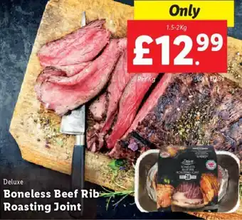 Lidl Boneless Beef Rib Roasting Joint offer