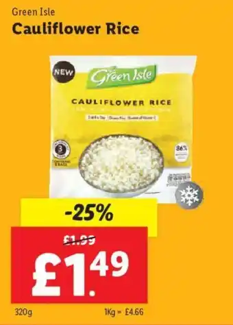 Lidl Cauliflower Rice offer