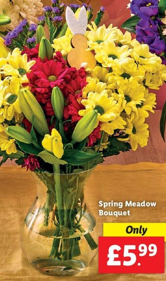 Lidl Spring Meadow bouquet offer