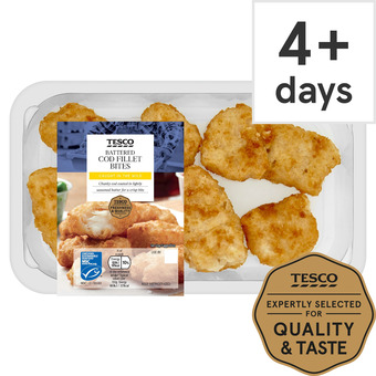 Tesco Tesco Battered Cod Fillet Bites 200G offer