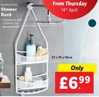 Lidl Shower Rack offer