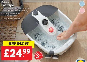 Lidl Medisana Foot Spa offer