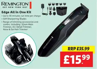 Lidl Remington Edge All in One Kit offer