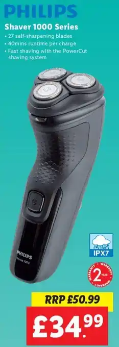 Lidl Philips Shaver 1000 Series offer