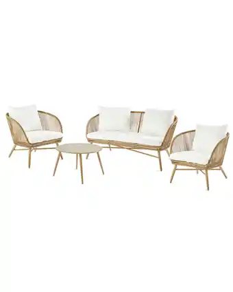 Aldi Gardenline Rope Effect Furniture Set offer
