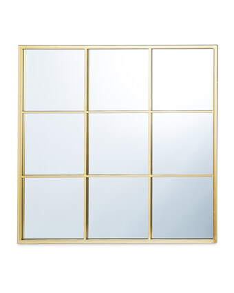 Aldi Kirkton House Gold Grid Mirror offer