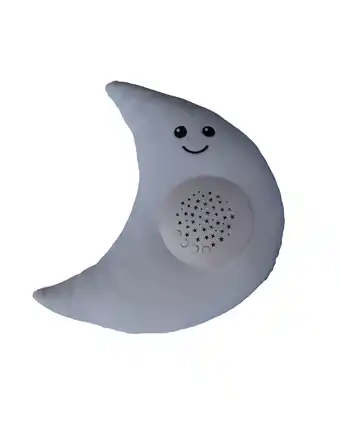 Aldi White Moon Plush Lullaby Nightlight offer