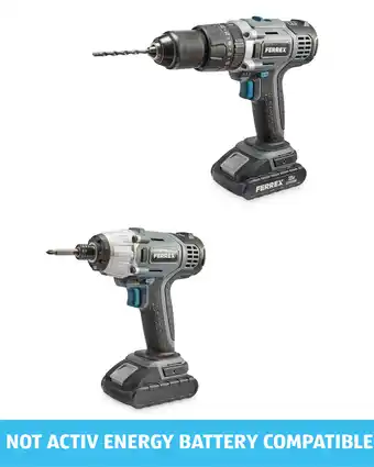 Aldi Ferrex 18V Drill & Impact Driver offer
