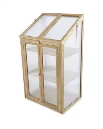 Aldi Natural Wooden Mini Greenhouse offer