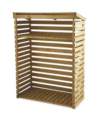 Aldi Garden Wooden Log Store offer