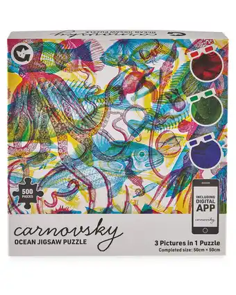 Aldi 3D Carnovsky Ocean Puzzle offer