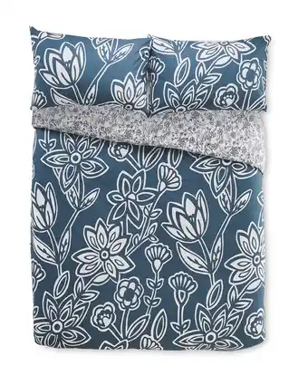 Aldi Outline Floral Superking Duvet Set offer