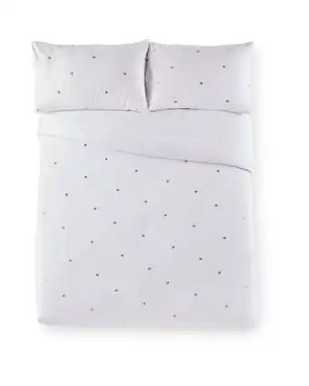 Aldi Embroidered King Duvet Set offer