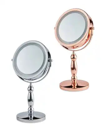 Aldi LED Decorated Table Mirror GMD710 offer