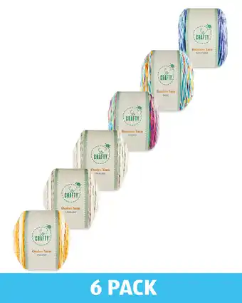 Aldi Silver Rainbow & Ombre Yarn Bundle offer