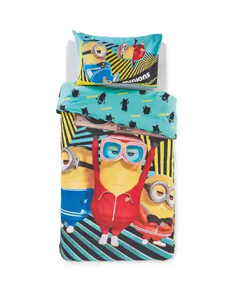 Aldi Panel Minions Single Duvet Set offer