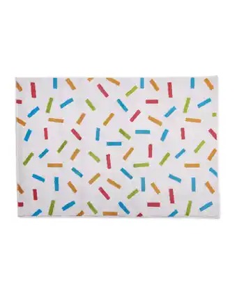 Aldi Confetti Baby Nursery Rug offer