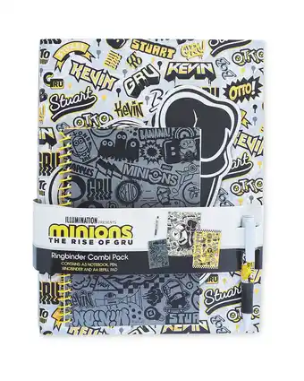Aldi Minions Stationery Set offer