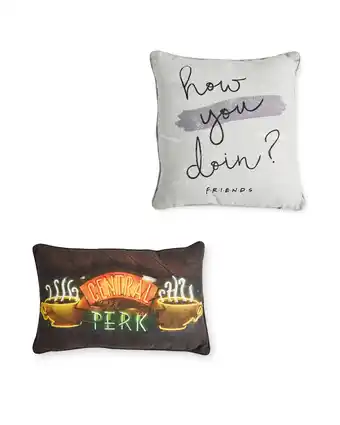 Aldi Friends Character Cushion 2 Pack offer