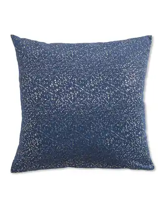 Aldi Navy & Gold Metallic Cushion offer