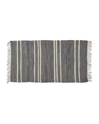 Aldi Kirkton House Slate Grey Chindi Rug offer