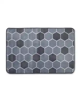 Aldi Grey Hexagon Washable Pet Boot Mat offer