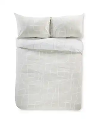 Aldi Linear Super King Duvet Set offer