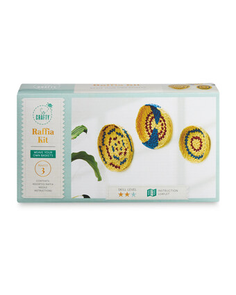 Aldi So Crafty Raffia Weaving Kit offer