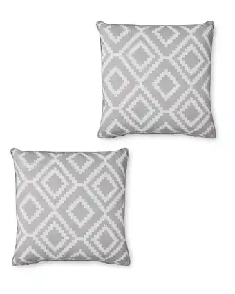 Aldi Outdoor Diamond Tile Cushions 2 Pack offer
