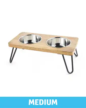 Aldi Medium Raised Pet Bowls offer
