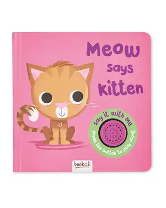 Aldi Say it With Me Kitten Book offer
