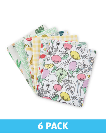 Aldi Home Grown Fat Quarters 6 Pack offer