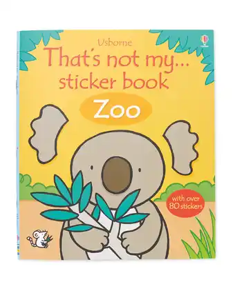 Aldi That's Not My Zoo Sticker Book offer
