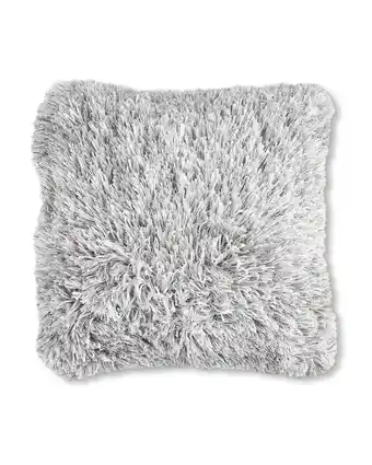 Aldi Light Grey Sparkle Cushion offer