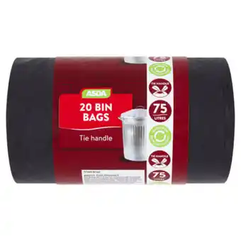 Asda ASDA 20 Bin Bags offer