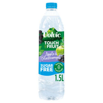 Asda Volvic Touch of Fruit Limited Edition Apple & Blackcurrant Natural Flavoured Sugar Free Water offer